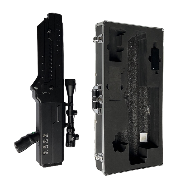  高青手持便携式枪型低空防御反制四通道A型